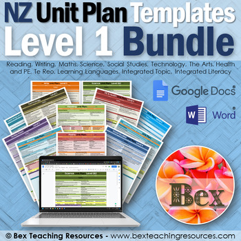 Preview of New Zealand Unit Plan Template Bundle (Level 1 NZC)