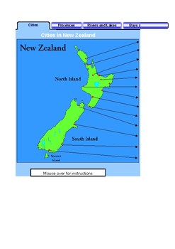 Preview of New Zealand Mapping activity