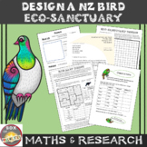 New Zealand Maths Design a NZ Native Bird Eco-Sanctuary: M