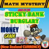 New Zealand Money Worksheets: Counting Money & Value - 1st