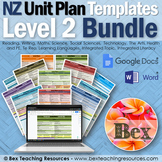 New Zealand Unit Plan Template Bundle (Level 2 NZC)