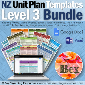 Preview of New Zealand Unit Plan Template Bundle (Level 3 NZC)