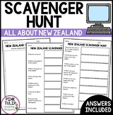 New Zealand Scavenger Hunt - Research Task