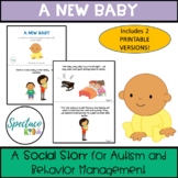 New baby Social Story for Autism and Behavior Management P