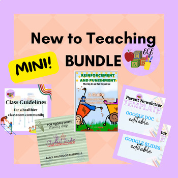 Preview of New to Teaching / Back to School *MINI* BUNDLE!