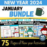 New year 2024 winter january activities bundle
