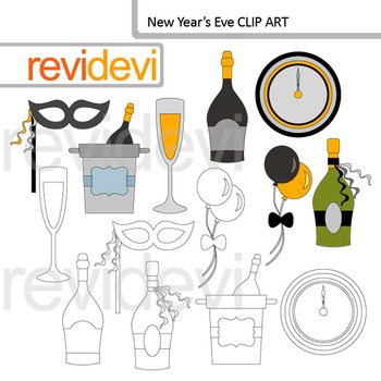 Preview of New year clip art