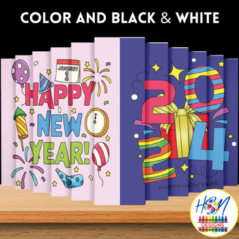Preview of New year fireworks Craft Bulletin Board Coloring Activities Agamograph