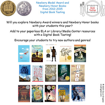 Preview of Newbery Award and Honor Books 2012-2015 Digital Book Tasting