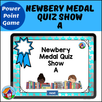 Preview of Newbery Medal Quiz Show Version "A" PowerPoint™ Game