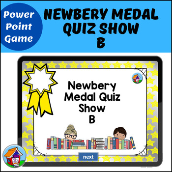 Preview of Newbery Medal Quiz Show Version "B" PowerPoint™ Game
