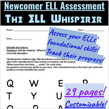 Preview of Newcomer ELLs Baseline / Periodic Exam