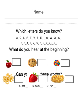 Preview of Newcomer ESL Assessment