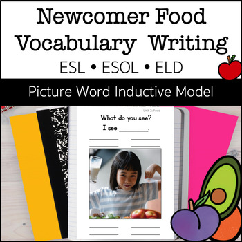 Preview of Newcomer ESL ELL Food Word Writing: Picture Word Inductive Model