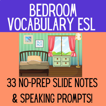 Preview of Newcomer ESOL | My Room/Furniture ESL Google™ Digital Lesson