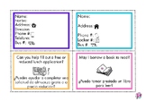 Newcomer Emergency Communication Cards (English/Spanish)