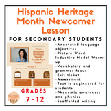 Newcomer Hispanic Heritage Month High School Secondary Goo