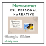 Newcomer Personal Narrative ESL/ELD Google Slides Lesson M