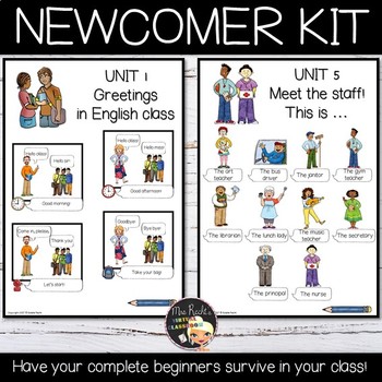 Preview of Newcomer Survival Kit ESL EFL
