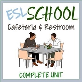 ESL Beginners Lessons: Vocabulary for Bathroom & Cafeteria
