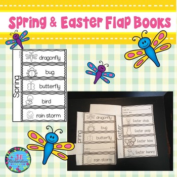 Preview of Easter ESL Activities - DOLLAR DEAL -  Spring Flapbook! ELL Resources