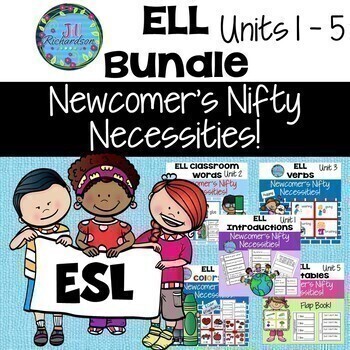 Preview of ESL Newcomer Activities Curriculum Vocabulary Lesson Plans Back to School