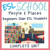 ESL Beginners Lessons: School People & Locations Unit