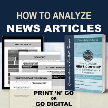 Preview of News Analysis - How to analyze a news report or article