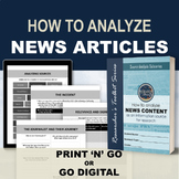 News Analysis - How to analyze a news report or article