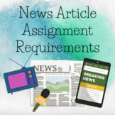 News Article Assignment or Activity - Current Events or Go