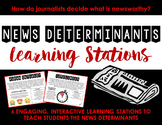 News Determinants Learning Stations -- Journalism or Newsp