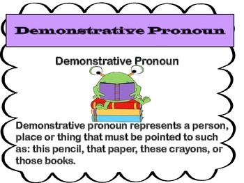 mydictionary types of pronouns chart