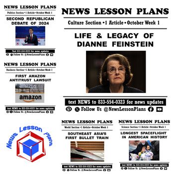 Preview of News Lesson Plans_Middle and High School Current Events Articles_2023_Oct Week 1