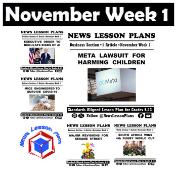 Preview of News Lesson Plans_Middle and High School Current Events_2023_11.November Week 1