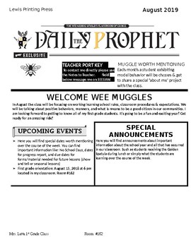 Preview of Harry Potter: News Letter- Daily Prophet