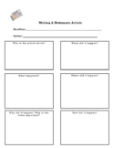 News Paper Article Graphic Organizer