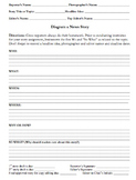 News Writing Reporter Brainstorming Sheet