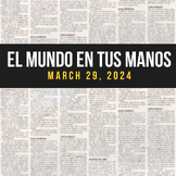News summaries in Spanish: MARCH 29, 2024
