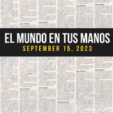 News summaries in Spanish: SEPTEMBER 15, 2023