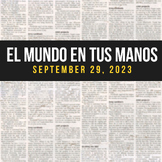News summaries in Spanish: SEPTEMBER 29, 2023