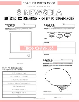 Preview of NewsELA Graphic Organizers - Article Extensions