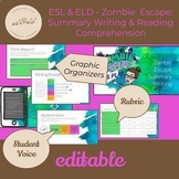 Newsela ESL & ELD - Zombie  Escape: Summary Writing & Read