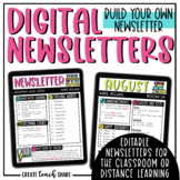 Newsletter Template | Digital Classroom Newsletter | Googl