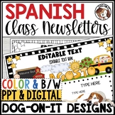 Newsletter Template Editable Spanish Weekly Monthly