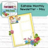 Editable May Newsletter Template