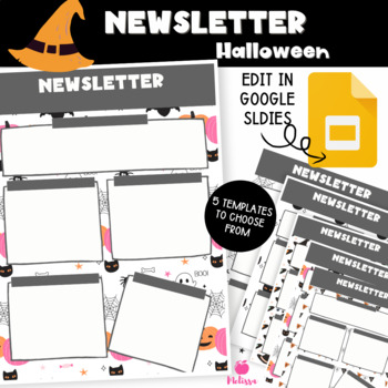 Preview of Newsletter Template | Weekly Halloween Newsletter