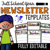 Newsletter Templates: Full Year of Editable Templates
