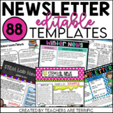 Newsletter Templates Seasonal and Science Themes