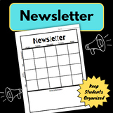 Newsletter/Weekly Folder- Organization Communication- Pare