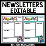 Newsletters Editable | Teal and Gray Themed